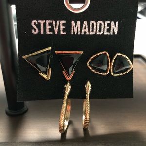 Steve Madden Earrings set of 3